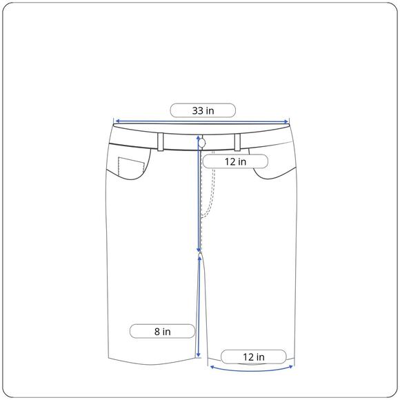 LL Bean Shorts Mens 33 Light Blue Natural Fit Cotton Outdoor Casual Y2K - Picture 5 of 6